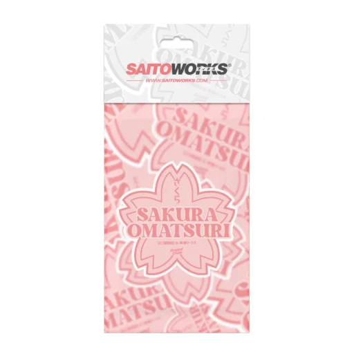 'Sakura Omatsuri' Car Air Freshener - Strawberry いちご