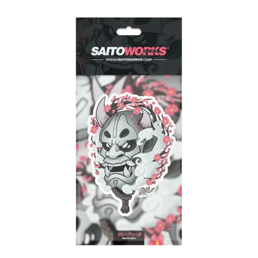 Hannya Mask Car Air Freshener - Grape Soda