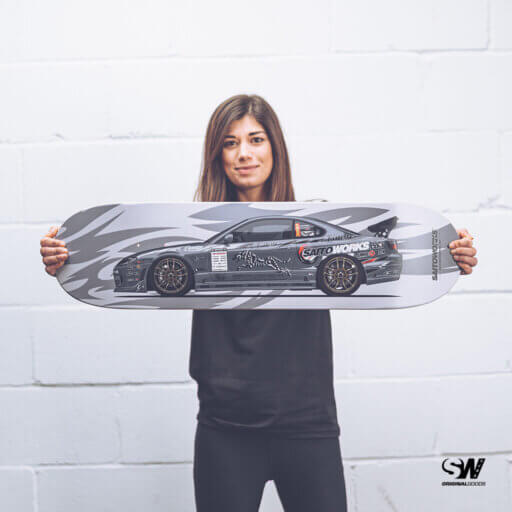 Alternative view of SaitoWorks Nissan Silvia S15 Demo Premium JDM Skate Deck