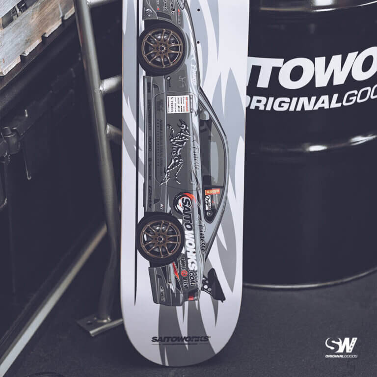 SaitoWorks Nissan Silvia S15 Demo Premium JDM Skate Deck SaitoWorks