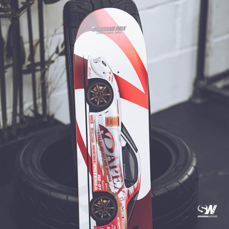 D1GP APEXi Mazda RX7 'Youichi Imamura' Premium JDM Skate Deck SaitoWorks