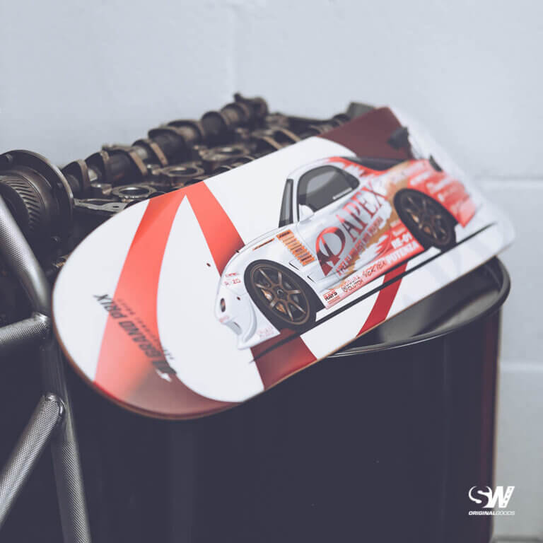 D1GP APEXi Mazda RX7 'Youichi Imamura' Premium JDM Skate Deck SaitoWorks