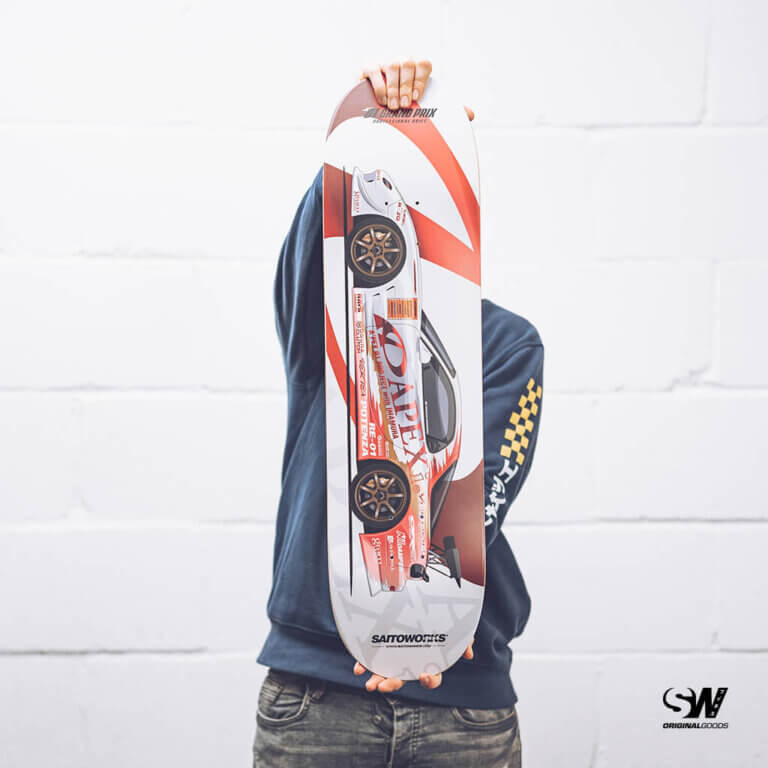 D1GP APEXi Mazda RX7 'Youichi Imamura' Premium JDM Skate Deck SaitoWorks