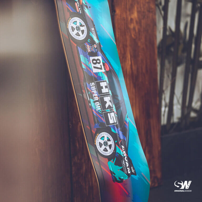 HKS Super Oil Group A Nissan Skyline R32 GTR Premium JDM Skate Deck