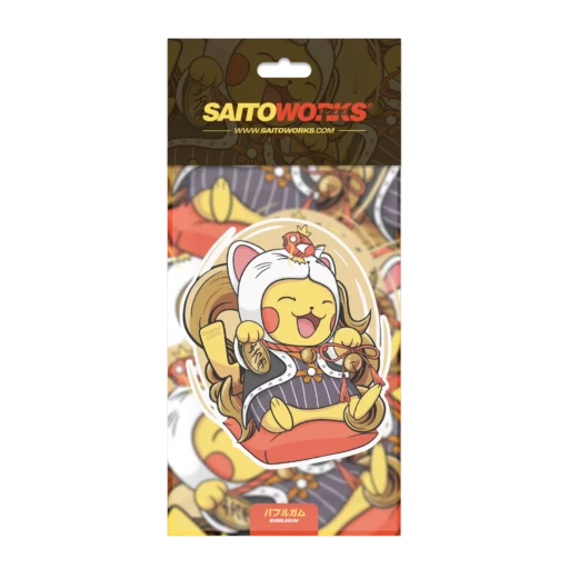 Maneko Lucky 9 Cat Cosplay Car Air Freshener - Bubblegum