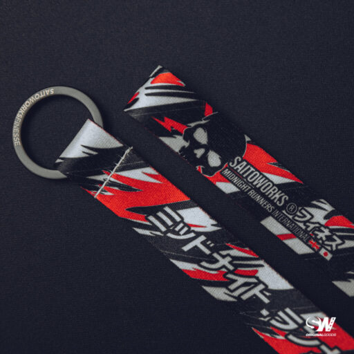 Alternative view of SaitoWorks 'Midnight Runners' Short Lanyard Keychain