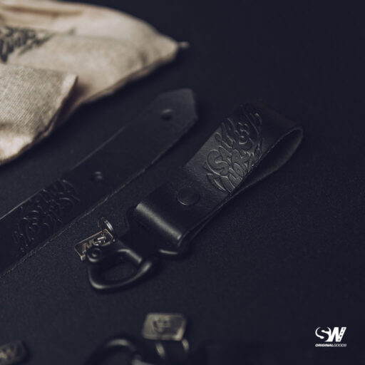 Alternative view of SaitoWorks x Baileys Bespoke Italian Leather Keychain