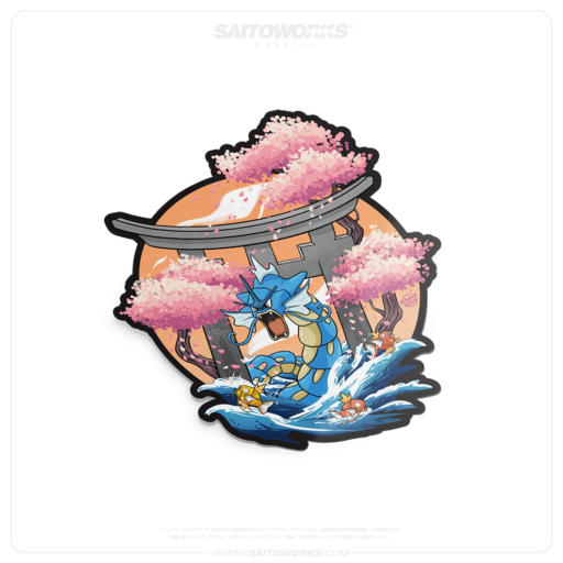 Ancient Legends of Japan Water Dragon Sticker