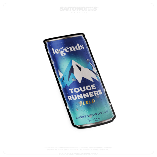 LEGENDS 'Touge Runners' Coffee Blend Japan Sticker