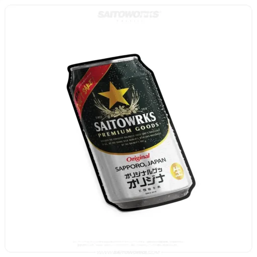 SAITOWRKS Premium Sapporo Japanese Beer Sticker