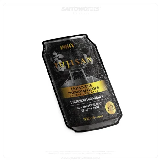 UNITY Fujisan Black Japanese Beer Sticker