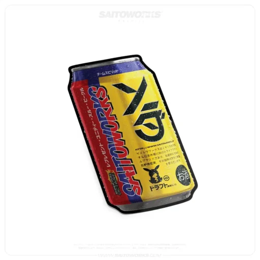 PokeWorks Soda Can Japan Sticker