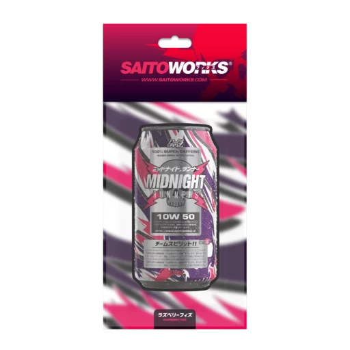 Midnight Runners 10W50 Energy Car Air Freshener - Raspberry Fizz