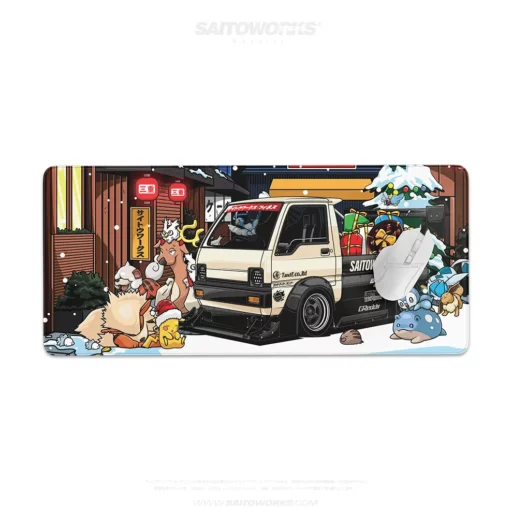 SAITOWORKS® Hokkaido Kei Truck Delivery XXL Mouse Pad