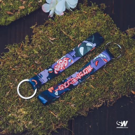 Ghostly Trio Short Lanyard Keychain