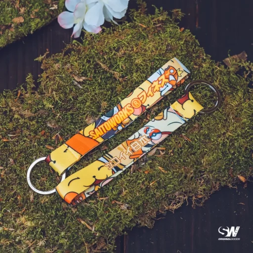 Lucky 9 Short Lanyard Keychain