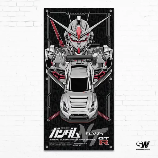 Gundam GT-R Garage Workshop Banner