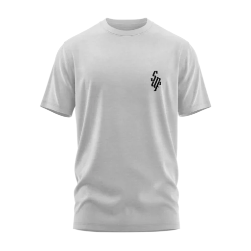 Alternative view of SWF® 'No Mercy Given' Faded White Oversized Tee