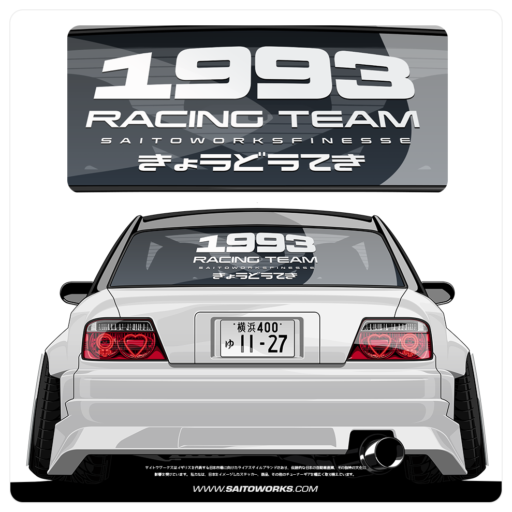 1993 Racing Team XL Rear Window Decal