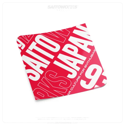 SAITOWORKS Kaizen Red Japan Sticker