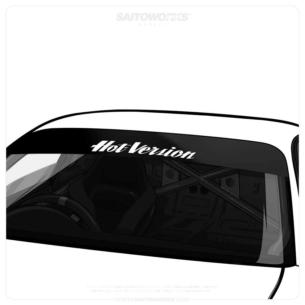 Hot Version Sunstrip Windshield Banner 1 Hot Version Sunstrip Windshield Banner