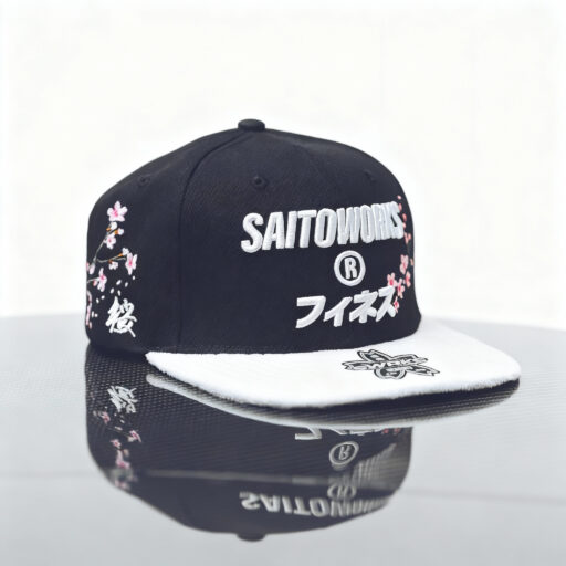 SAITOWORKS® Sakura Blossom Premium Snapback Cap