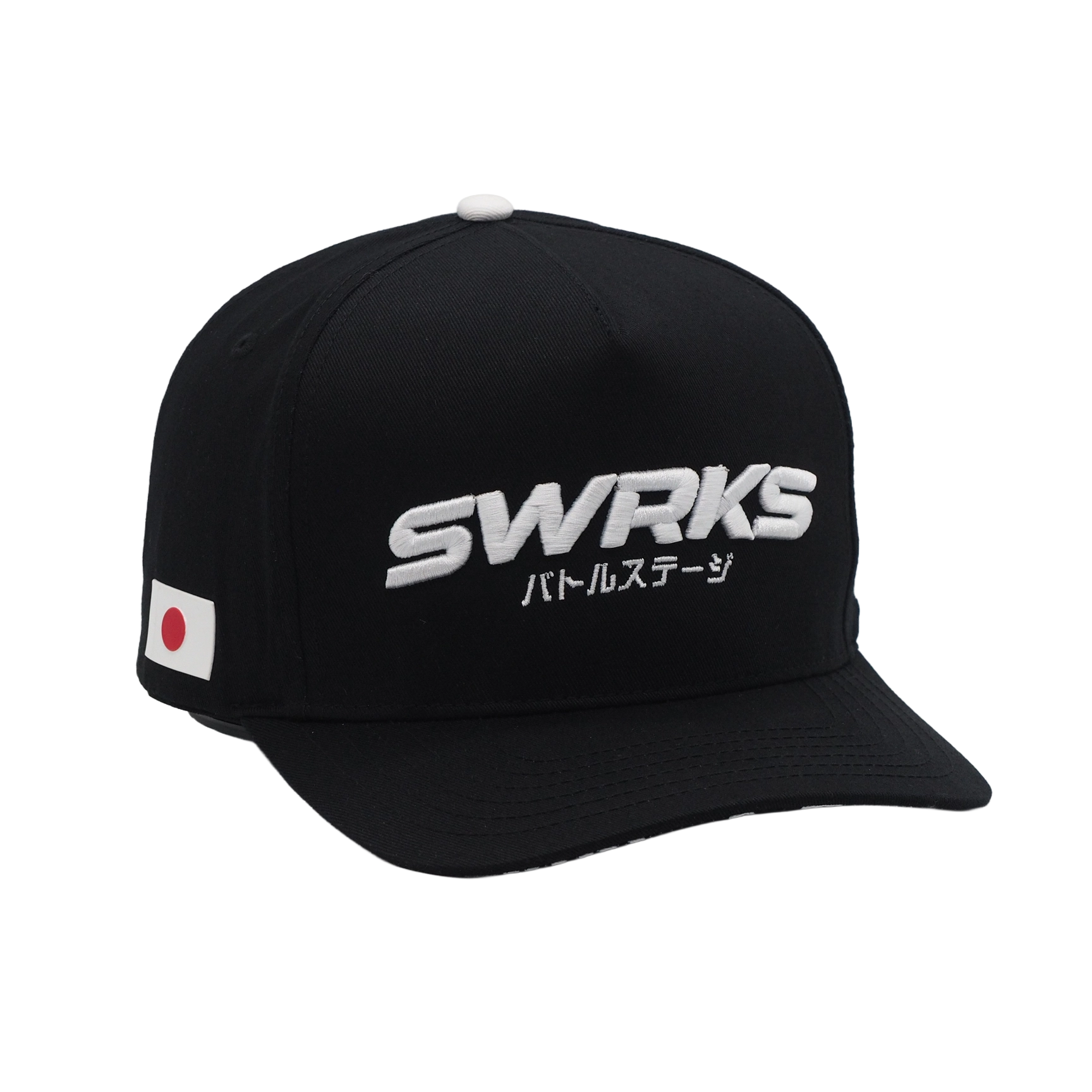 SWRKS 93 Kuro Label A-Frame Cap 1 SWRKS 93 Kuro Label A-Frame Cap
