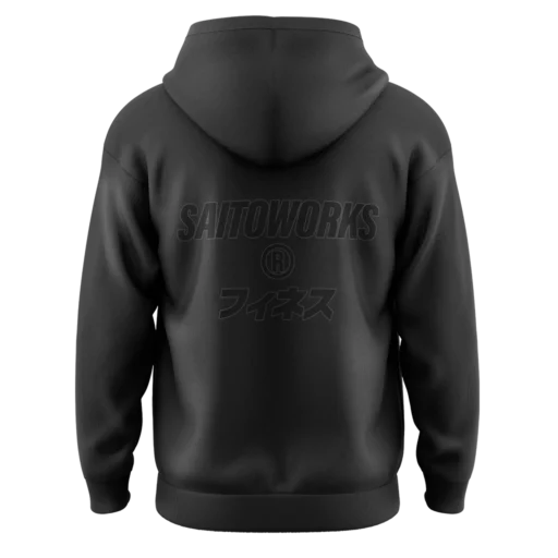 SAITOWORKS® Osaka Akira 'Kuro Black' Oversized Hoodie