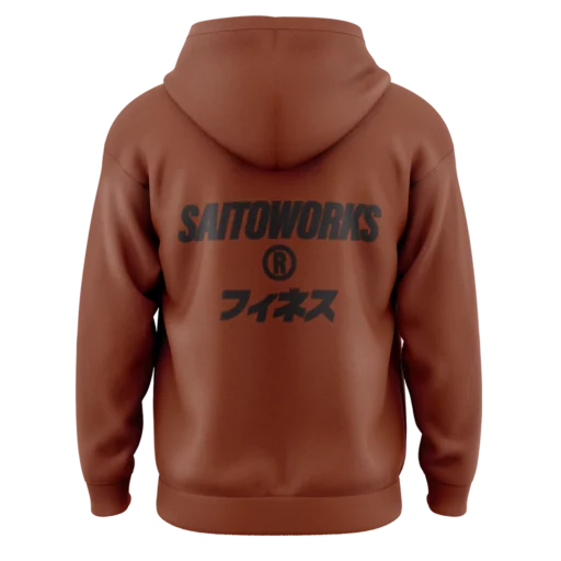 SAITOWORKS® Osaka Akira 'Katsura Orange' Oversized Hoodie