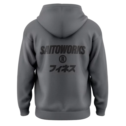 SAITOWORKS® Osaka Akira 'Kage Gray' Oversized Hoodie