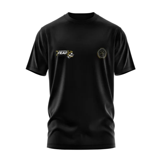 Alternative view of SAITOWORKS® 7 Year Anniversary Black Oversized Tee