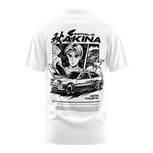 Akina AE86 White Oversized Tee