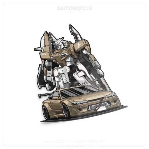 Gundam Rocket Bunny S15 Sticker