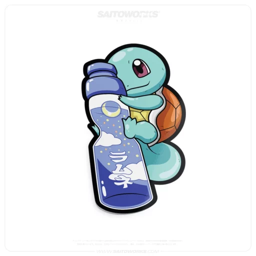 Ramune Turtle Japan Sticker