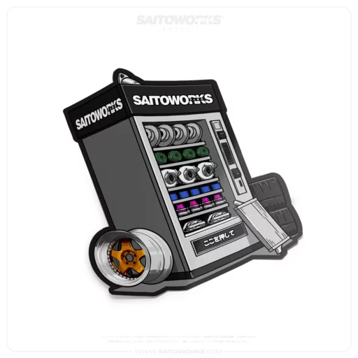 Vending Machine 'Parts' Japan Sticker
