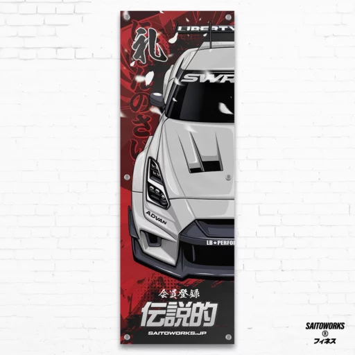 LEGENDS: Nissan GTR Liberty Walk Workshop Banner