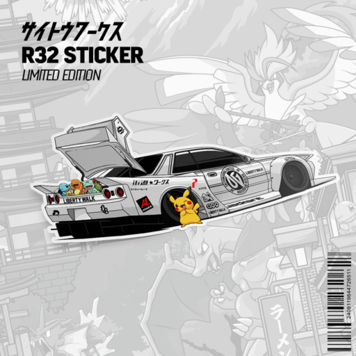 Pagoda Face Off Sticker