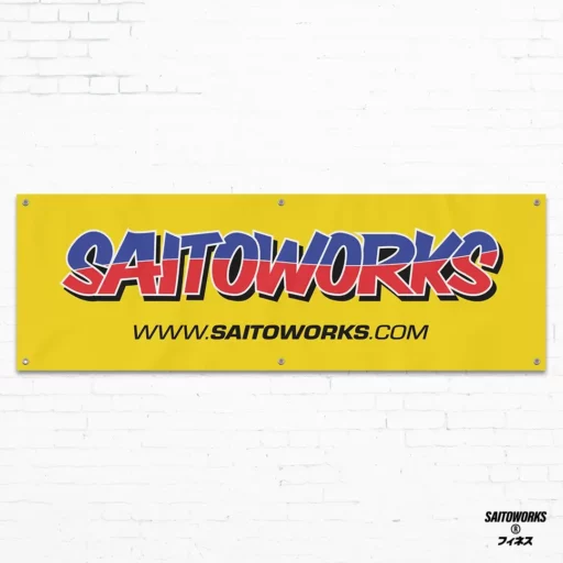 SAITOWORKS UP GARAGE Team Garage Banner